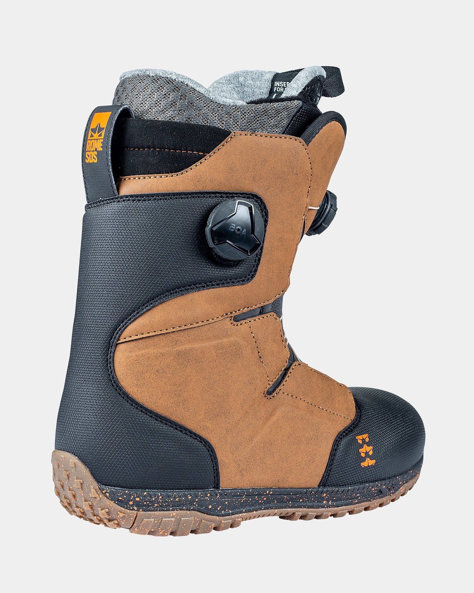 rome snowboards boots bodega boa brown 2023-2024 3