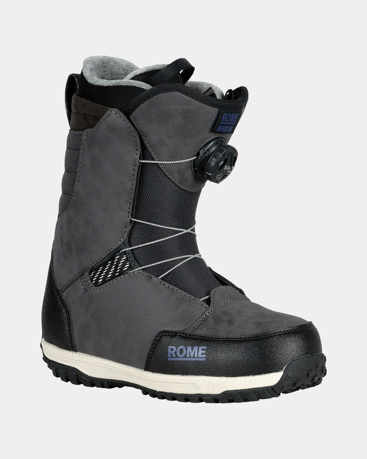 features-bg-black Women's Stomp Boa 2025 | Rome Snowboards™ women's snowboard boots