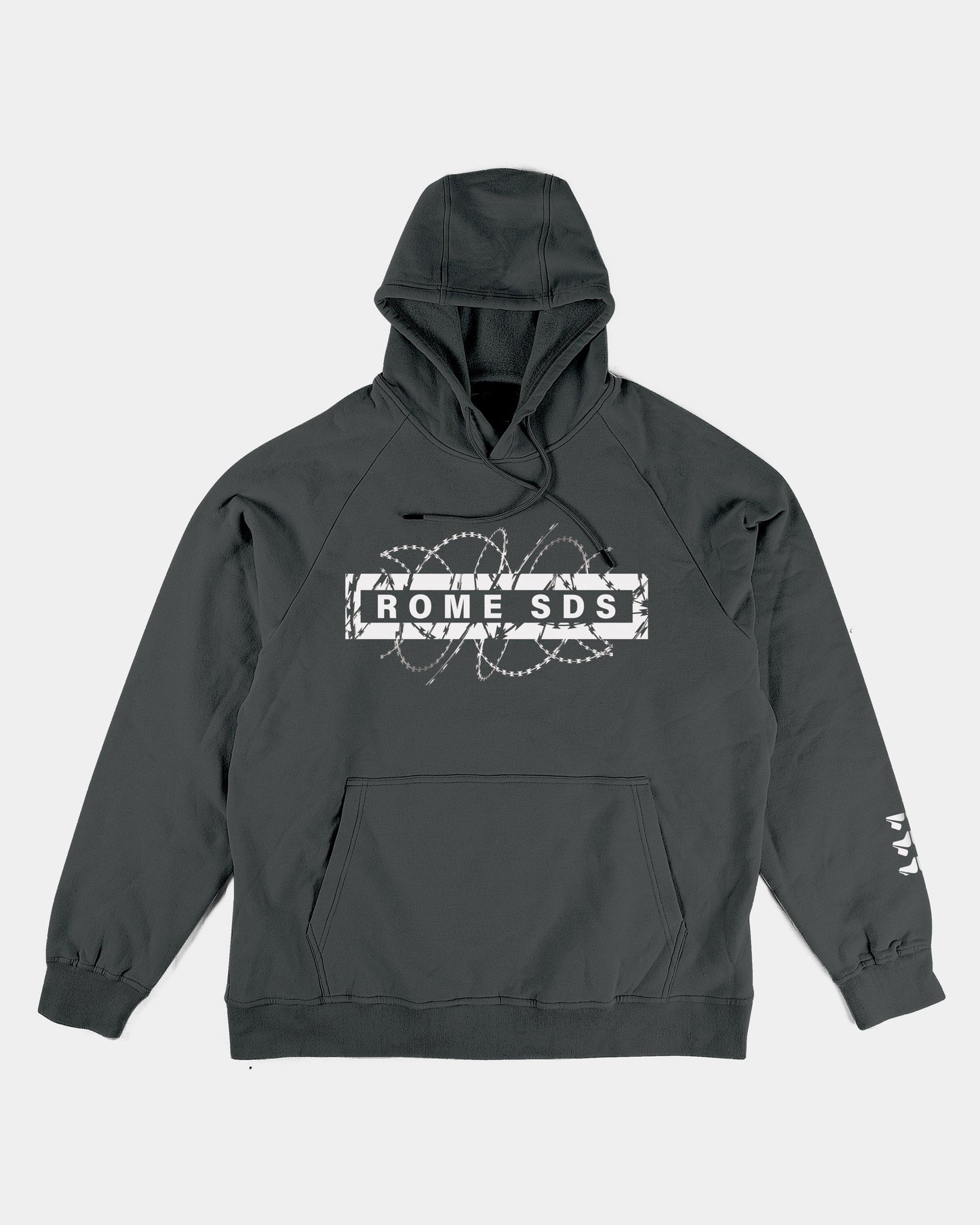 rome snowboards apparel basic hoodie black 2023-2024 1