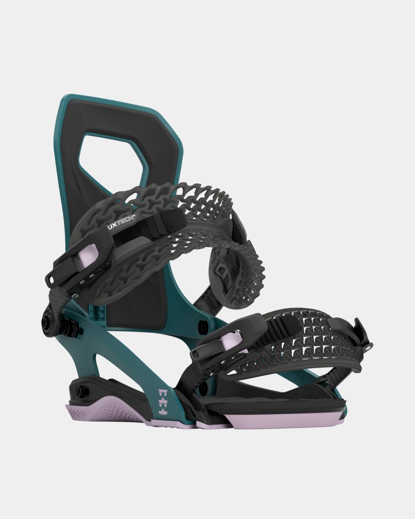 rome snowboards bindings brass teal 2023-2024 3