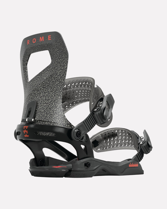 rome snowboards bindings guild black speckle 2023-2024 1