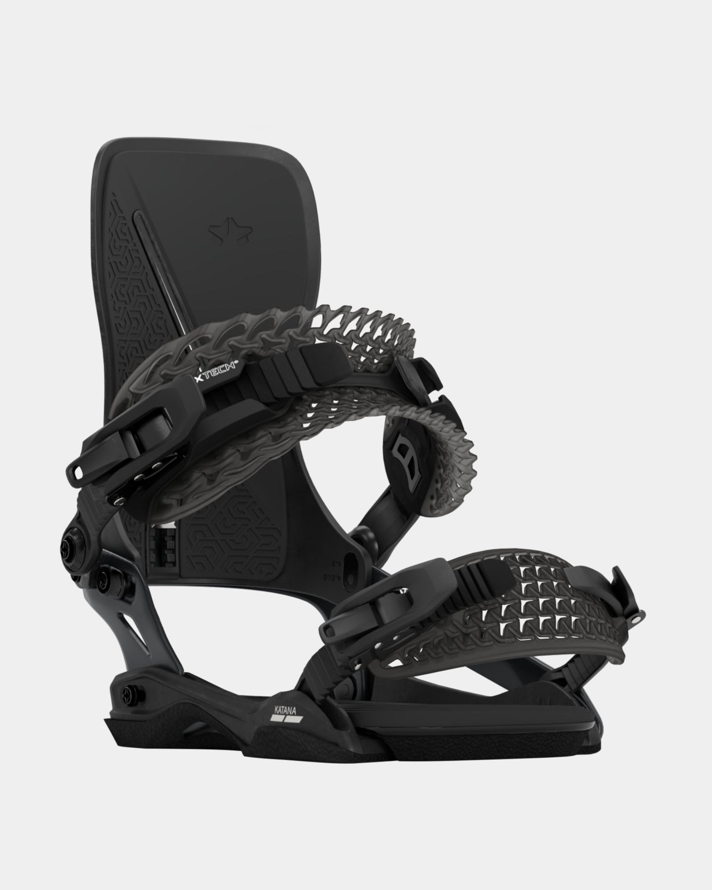 rome snowboards bindings katana black 2023-2024 3