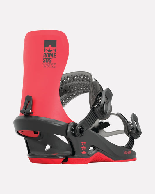 rome snowboards trace binding red 2024-2025 1