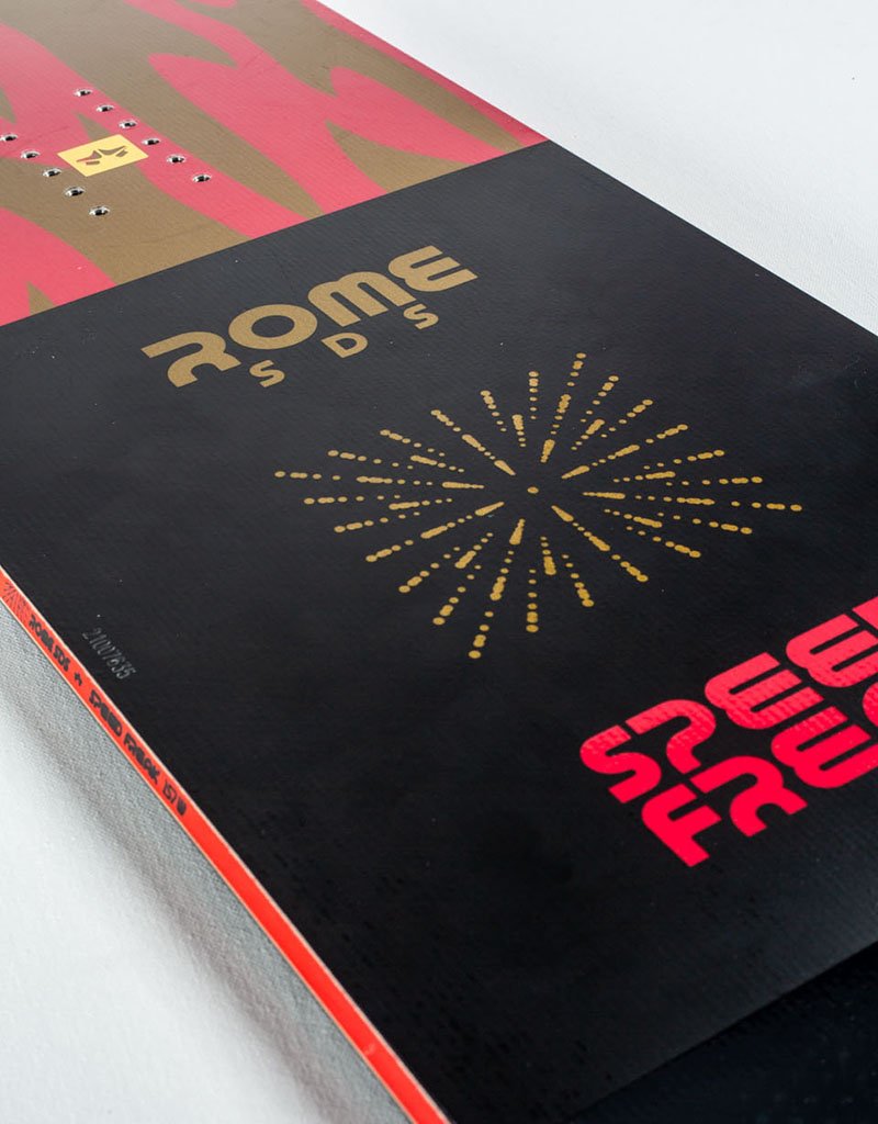 Rome speed freak snowboard center graphic