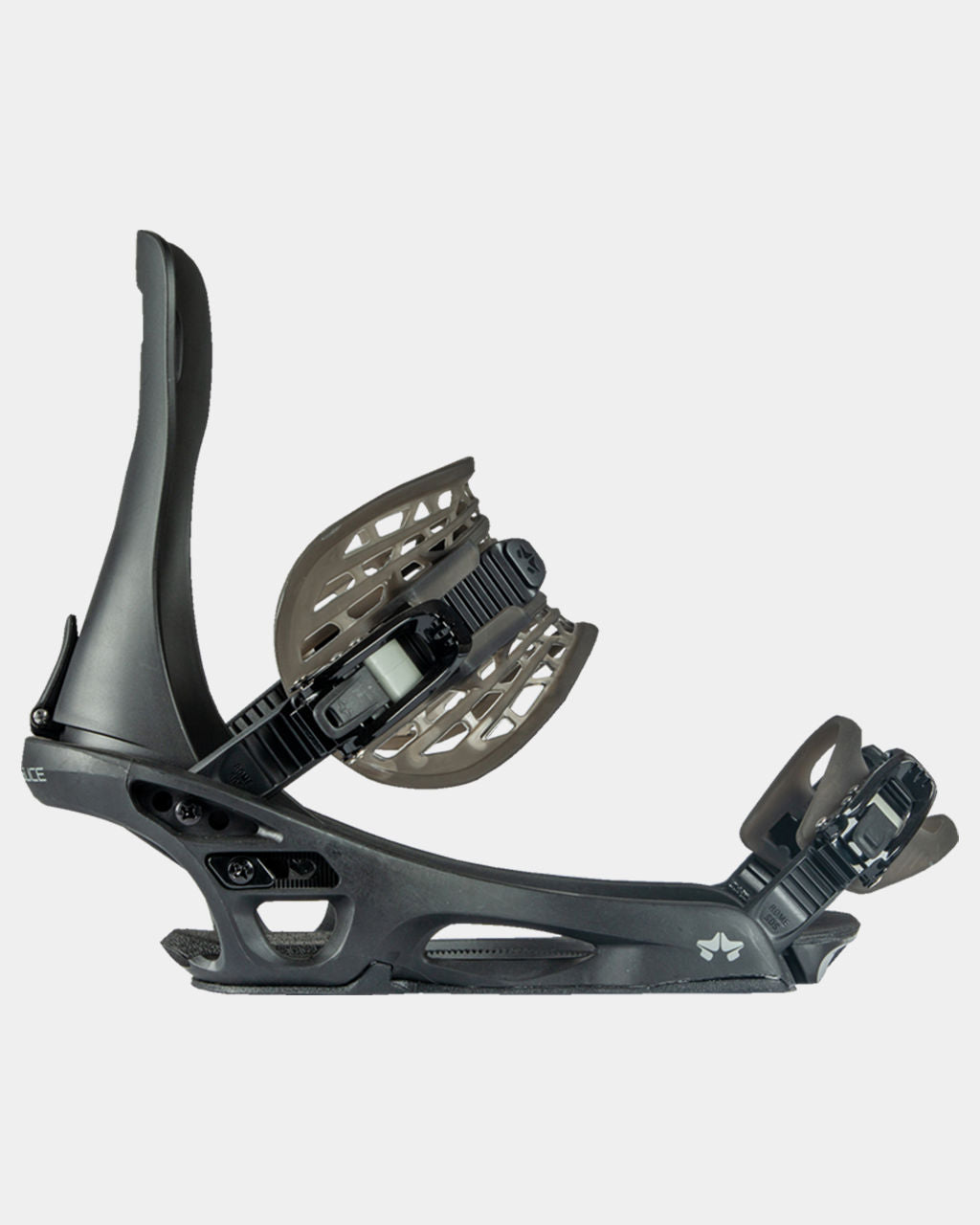 Rome Slice bindings black side view color-black